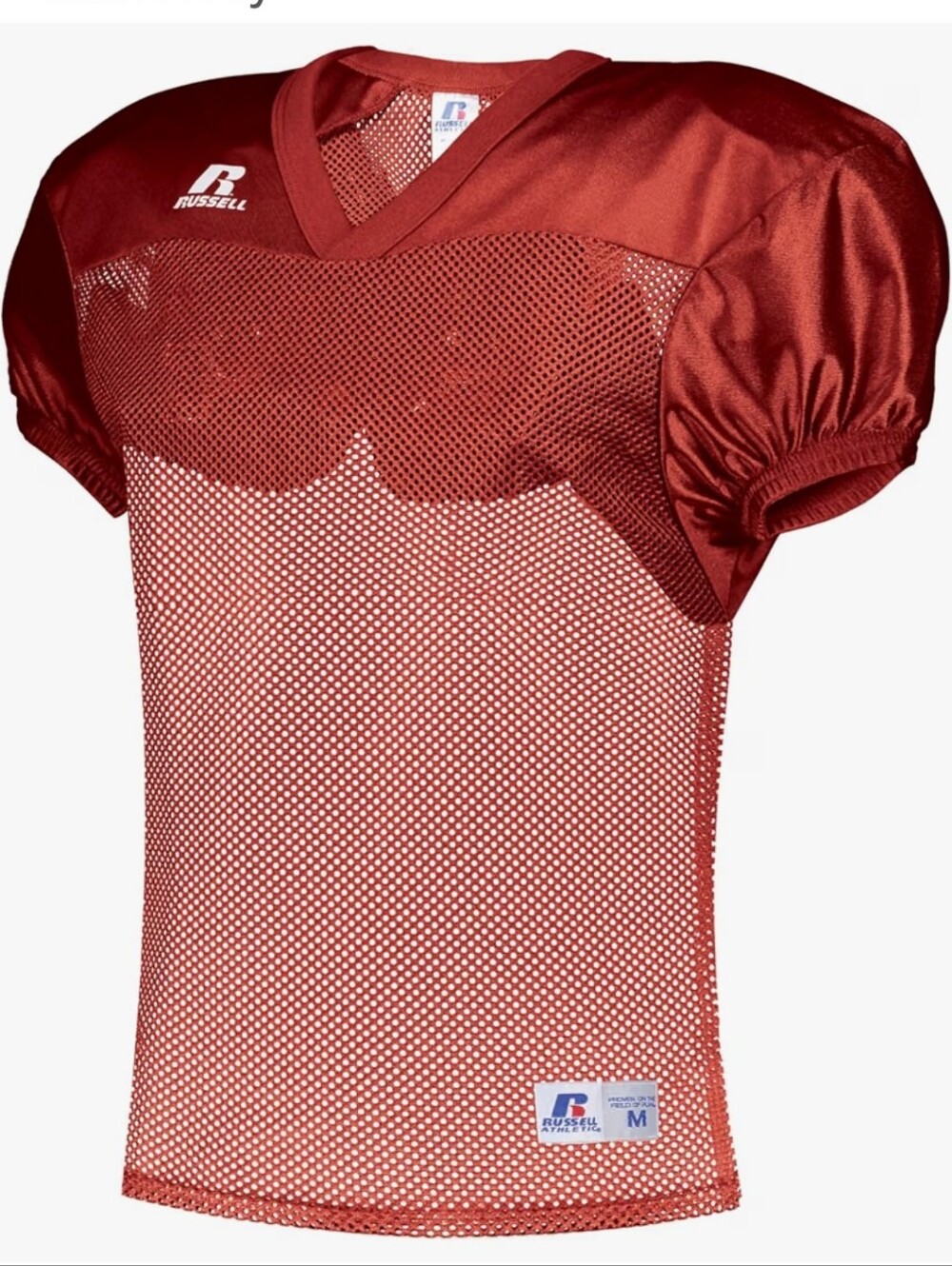 NWT Russell Athletic Mens Mens Stock Practice Jersey Red